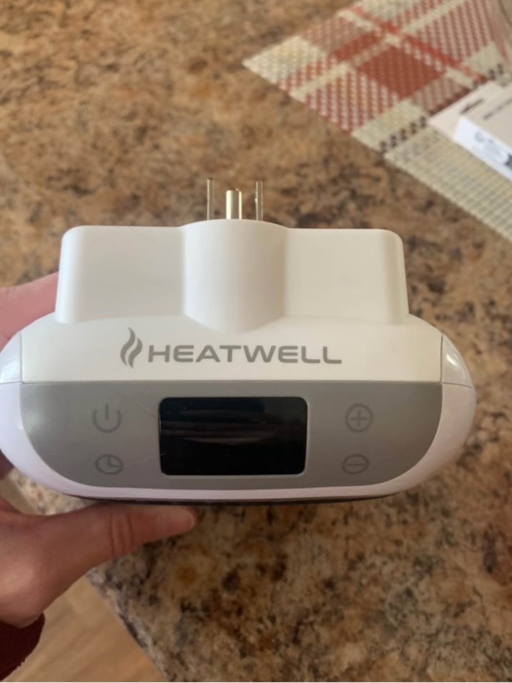 Heatwell White Electric Plug-In Heater